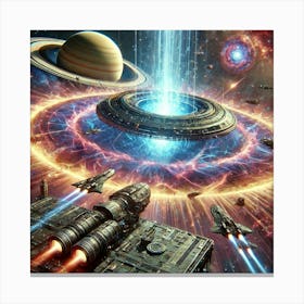 Resonance Rift Engine 1024x1024 Canvas Print