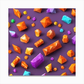 Polygons Canvas Print