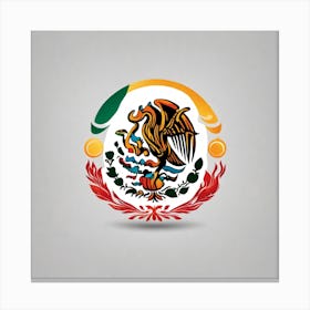 Flag Of Mexico 9 Canvas Print