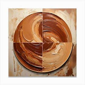 Chocolate Swirl Canvas Print