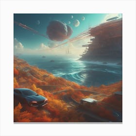 Futuristic City 2 Canvas Print