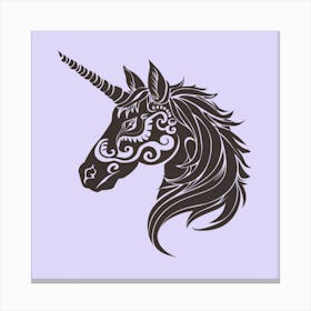 Unicorn Head 7 Canvas Print