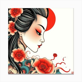 Geisha 39 Canvas Print