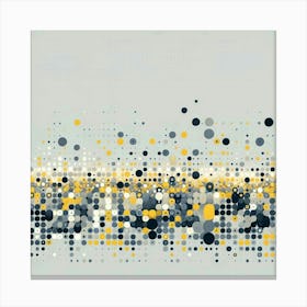 Abstract Dots Canvas Print