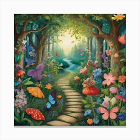 Fairy Garden 4 Canvas Print