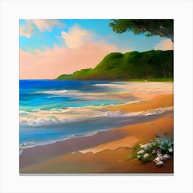 Hawaiian Beach Canvas Print