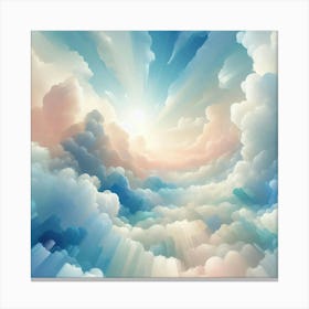 Abstract Clouds 7 Canvas Print