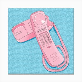 Pink Telephone Lienzo