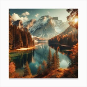 Autumn Landscape - Autumn Stock Videos & Royalty-Free Footage Canvas Print