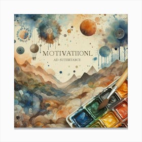 Motivation As A Substance Canvas Print