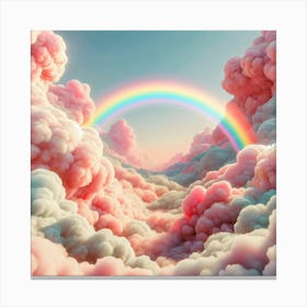 Rainbow In The Clouds 1 Canvas Print