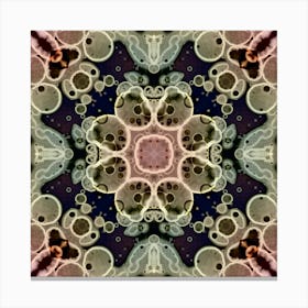 A Pattern Of Bubbles An Austraction 4 Canvas Print