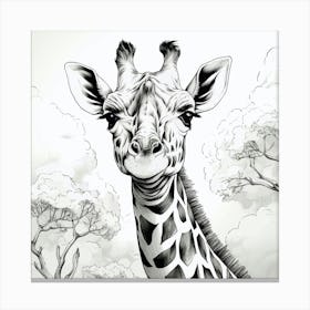 Giraffe Canvas Print