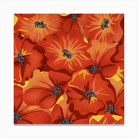 Field Of Poppies Canvas Print