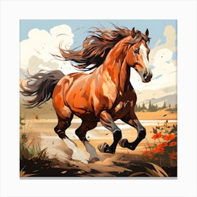 Galloping Grace A Horse S Journey Canvas Print