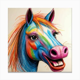 Colorful Horse 5 Canvas Print