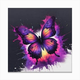 Purple Butterfly 1 Canvas Print