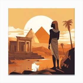 Egyptian Man Canvas Print