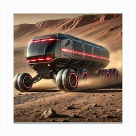 Mars Dominion Transit Rover Speed Action Canvas Print