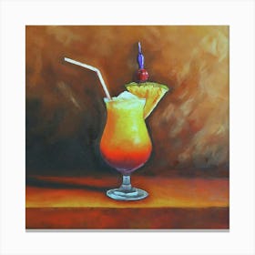 Tropical Drink 1 Canvas Print
