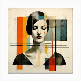 Bauhaus Israeli Woman 04+ Canvas Print