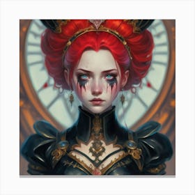 Steampunk Girl Canvas Print