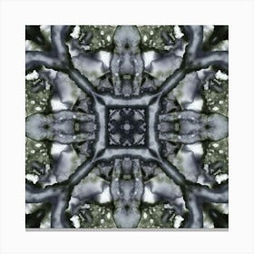 Gray Pattern Alcohol Ink 3 Canvas Print