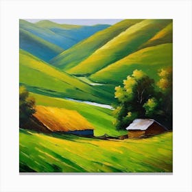 Landscape Painting 145 Canvas Print
