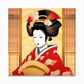 Geisha Canvas Print