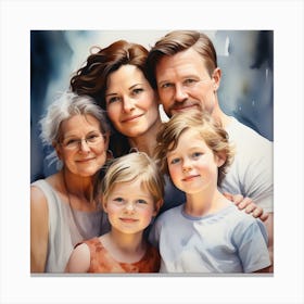 Family Portrait Canvas Print