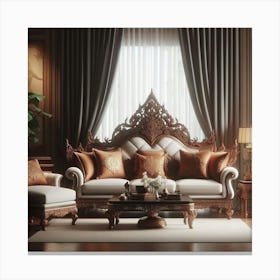 Thai Living Room 1 Canvas Print