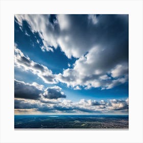 Cloudy Sky 1 Canvas Print