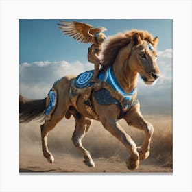 Aphrodite On Horseback Canvas Print