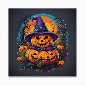 Halloween Pumpkins 11 Canvas Print