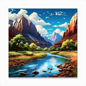 Zion National Park Canvas Print