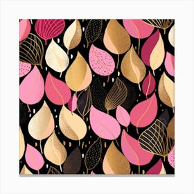 Gold Leaves Canvas Print