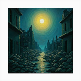 City At Night Canvas Print