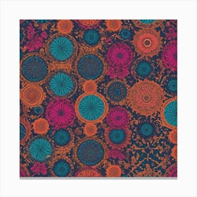 Flower pattern 33 Canvas Print