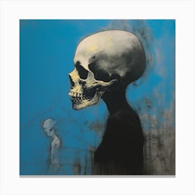 'The Skeleton' 2 Canvas Print