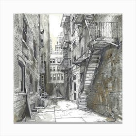 Alleyway 2 Canvas Print