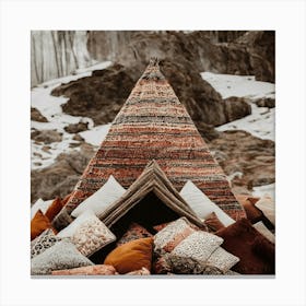 Tepee Canvas Print