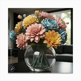 Bouquet Of Flowers Canvas Print