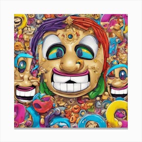 Emojit Riche Wall Art Canvas Print