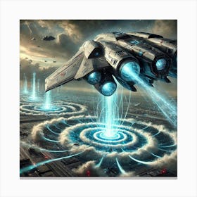 Stellar Harbinger Turbulence Fields Canvas Print