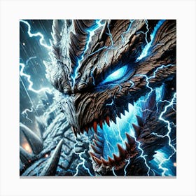 Stormbringer Closeup Portrait Canvas Print