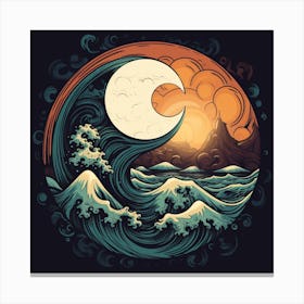 Asian Art Canvas Print