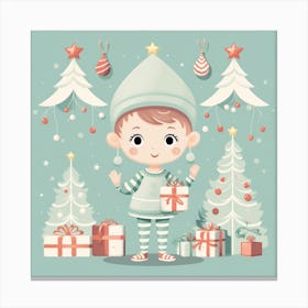 Christmas Elf 7 Canvas Print
