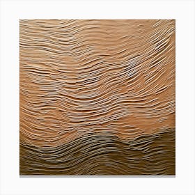 Wavy Lines Canvas Print