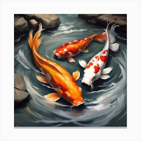 Koi Fish 1 Canvas Print