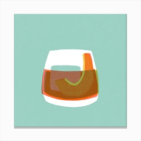 Oldfashioned Square Canvas Print